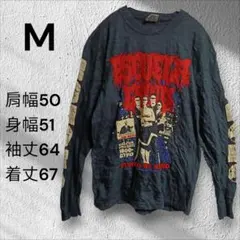 M*s様 海外古着 Tシャツ ブラック フロントプリント M