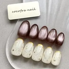 ネイルチップ　サイズオーダー　マグネットネイル　ミラーネイル