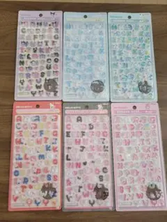 正規品 サンリオ ボンボンドロップシール アルファベット