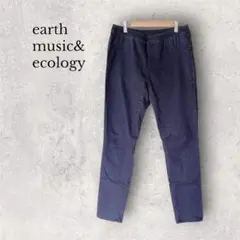 earth music&ecology スキニーパンツ ネイビー Lサイズのサムネイル