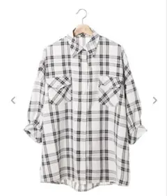 INGNI チェック柄シャツ 七分袖　Mサイズ