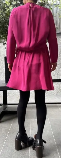 ヴァレンティノ　ピンク　ワンピース