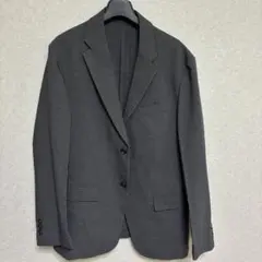 感動ジャケット　ダークグレー　s ユニクロ　ウールライク　美品　2024