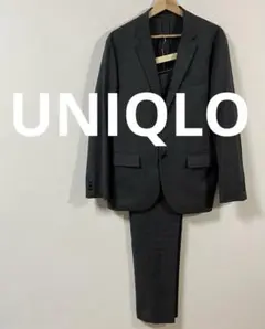 ユニクロ　感動ジャケット & 感動パンツ　セットアップ　ダークグレー　美品