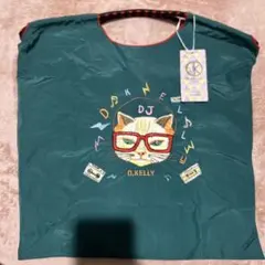 D.KELLY 刺繍トートバッグ(M) DJ猫❤️22日までの価格❣️
