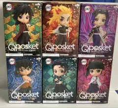 鬼滅の刃 Qposket フィギュア 6体セット※一部欠品あり
