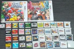 ニンテンドーDSと3DSのソフト40点以上のまとめ売り