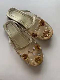 ベトナムサンダル ゴールド