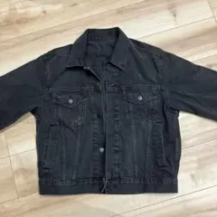 ブラックデニムジャケット