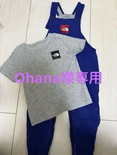 【THE NORTH FACE】ロゴオーバーオール&Tシャツ　90cm ベビー