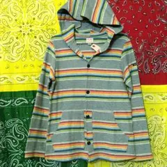 denim&dungaree デニム&ダンガリー ボーダー パーカー カーデ