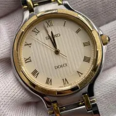 90s Vintage Seiko Dolce サントス コンビ サンレイ文字盤 - メルカリ