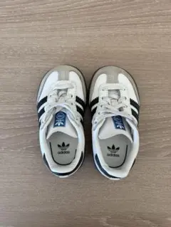 adidas samba ベビーシューズ ホワイト/ブラック 12cm