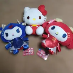 サンリオ 中華ロリータ BIGぬいぐるみ 3種セット 体長:約 30cm