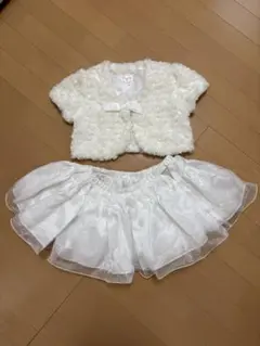 Princess ボレロ　120サイズ 、パニエ　又30cm ホワイトのサムネイル