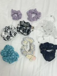 ヘアシュシュ8個セット