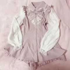 Secret Honey シークレットハニー レース袖 セットアップ ピンク