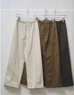 todayful cotton easy pants サイズ36 ワイドパンツ - メルカリ