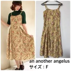 新品❤️an another angelus ローズ柄コルセット切替ワンピース