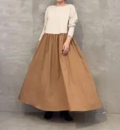 ビアズリー ロングワンピース