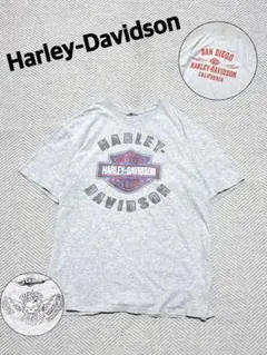 美品 90s 00s Harley-Davidson Tシャツ グレー L相当