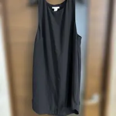 H&M ブラック ノースリーブ ワンピース