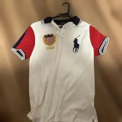 【激レア】Polo Ralph Lauren ビッグポニー ポロシャツ　短丈 POLO RALPH LAUREN ビッグポニー 半袖ポロシャツ 平成 短丈 L - メルカリ