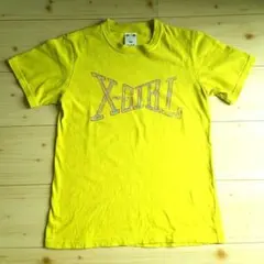 値下げ!!X-girl☆Tシャツ Mサイズ ライムイエローのサムネイル