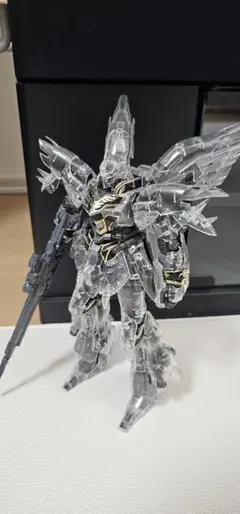 中古 RG サザビー 限定 無色クリア＋偏光メッキコーディング 組立済