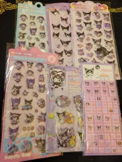 【24時間以内発送】クロミ　ウォーター　タイル　立体　6点セット