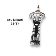 ブージュルード Bou ju loud ワンピース【36】総柄 膝丈