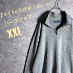 polo by Ralph Lauren ラルフローレン ハーフジップ 刺繍