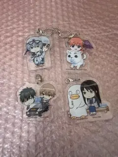 銀魂　アクリルキーホルダーセット ボールチェーン付き