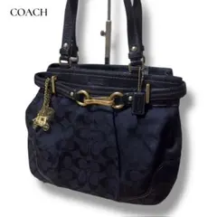 【美品】COACH トートバッグ シグネチャー F12467 ショルダー