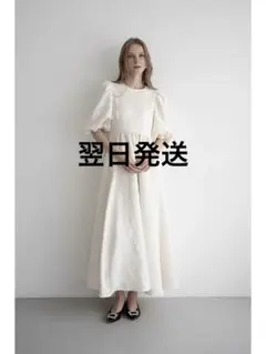 Acka puff sleeve volume one-piece - メルカリ