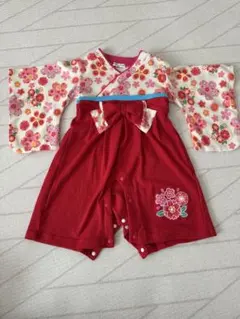 袴ロンパース 80cm