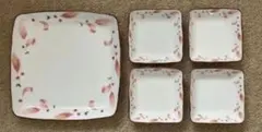 たち吉　赤い実 取り分け揃　5枚セット