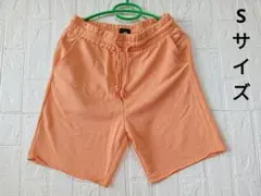 エイチアンドエム スウェット ハーフパンツ ショートパンツ S オレンジ 春夏