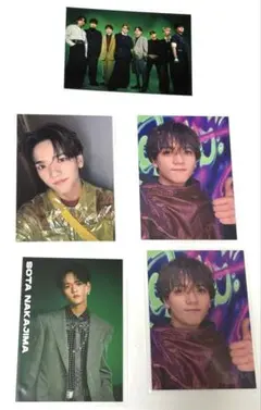 FANTASTICS 中島颯太 フォトカ トレカ 5点 まとめ売り