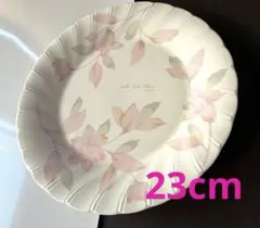 ファインチャイナ 花柄プレート皿 プレート皿 大皿 23cm