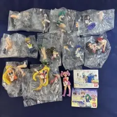 セーラームーン デスクに舞い降りた戦士たち　フィギュア 10体　フルコンプセット