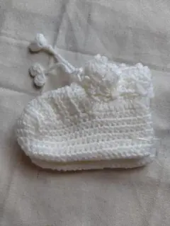 ハンドメイド　ベビー靴下 2足セット