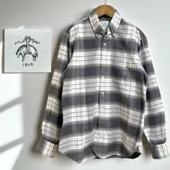 ブルックスブラザーズ ブラックフリース BD 半袖シャツ BB2 BLACK FLEECE by BROOKS BROTHERS ブラックフリース 丸襟