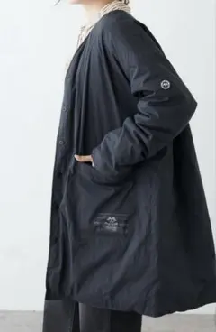 ピュアルセシン フレンチダックダウンリバーシブルロングジャケット