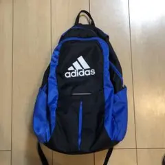 adidas バックパック 黒 青