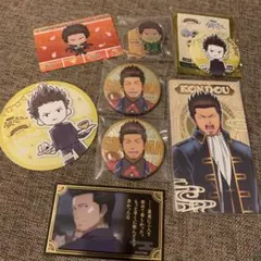 銀魂 銀八先生 近藤勲 グッズセット 缶バッジ アクスタ コースター