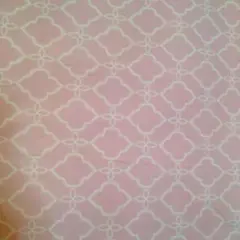 モロッカン柄ピンク 綿生地
