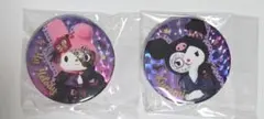 My Melody & Kuromi ハロウィン缶バッジ2個セット