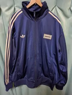 adidas × Oasis ファイヤーバード トラックトップ　ネイビー4XL
