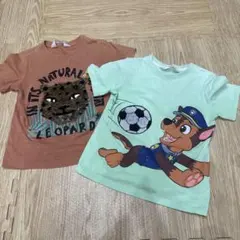 スパンコールTシャツ　100cm 2枚セットのサムネイル